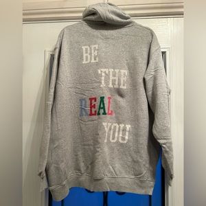 Aerie Be The Real You Oversized Grey Hoodie